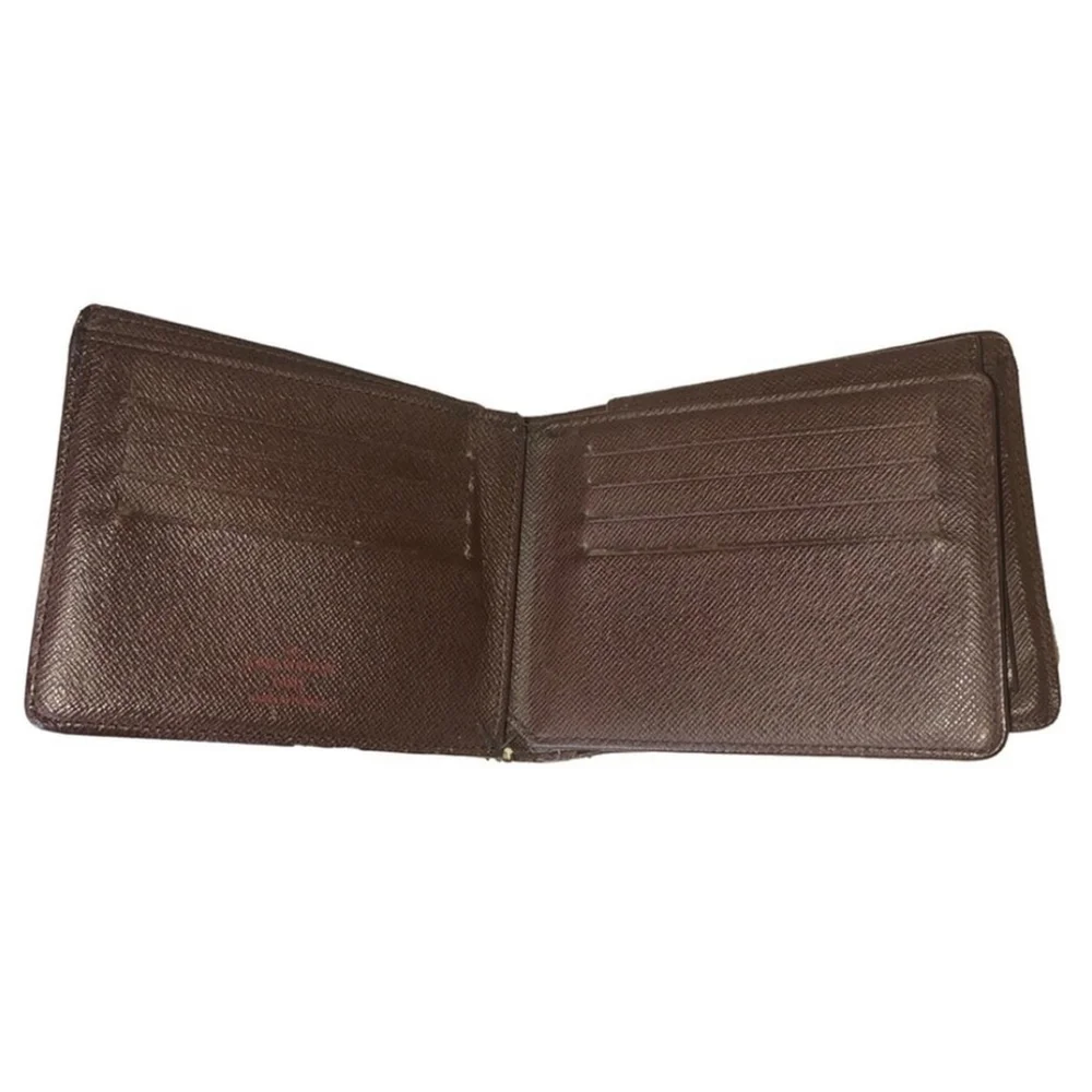 LOUIS VUITTON Damier Ebene Portefeiulle Florin Bifold Wallet - Repaired